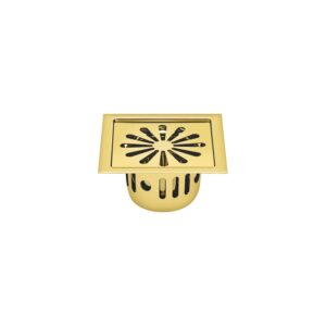 Sanjay Chilly Pure Gold Floor Drain 6 x 6 Inches SCCT-SE-PG-153