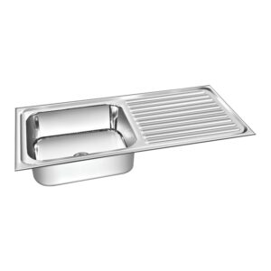 Single Bowl Kitchen Sink with Drain Board